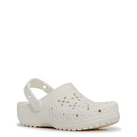 Unisex Classic Floral Cut Out Clog