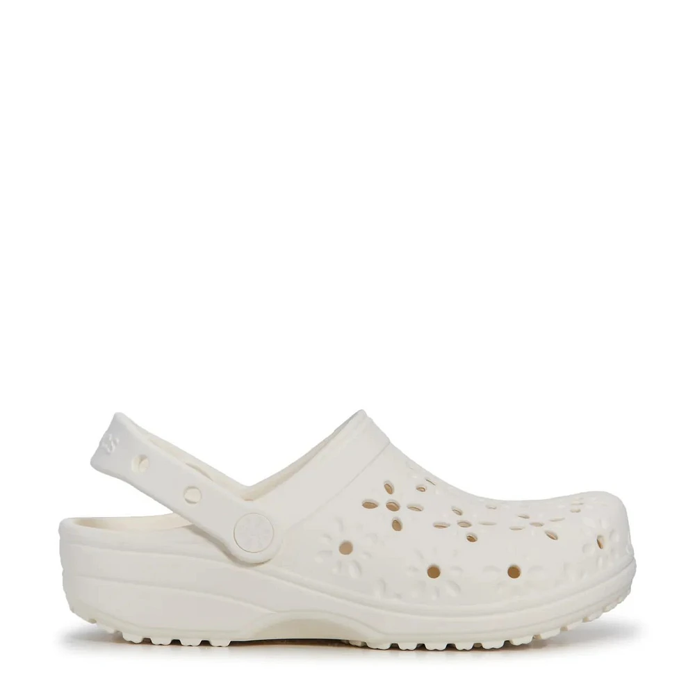Unisex Classic Floral Cut Out Clog