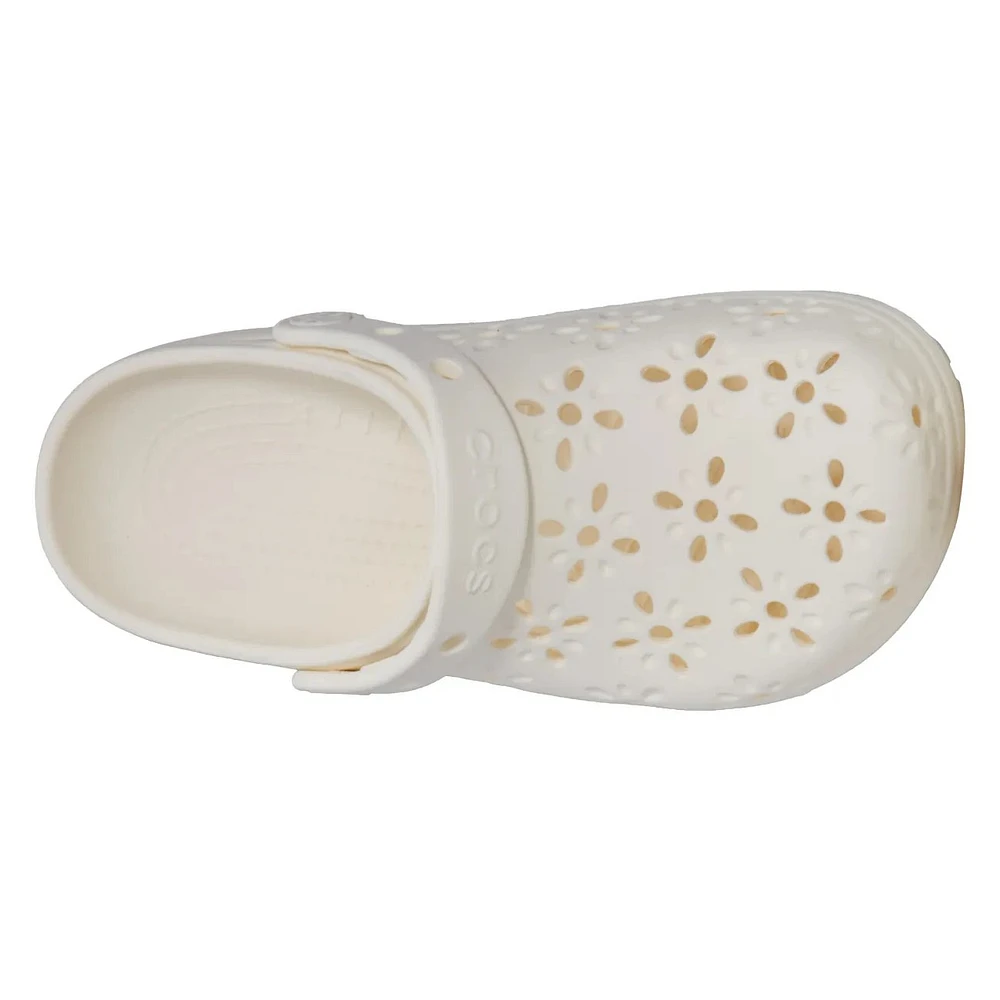 Unisex Classic Floral Cut Out Clog