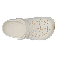 Unisex Classic Floral Cut Out Clog