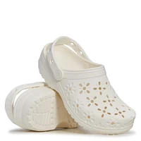 Unisex Classic Floral Cut Out Clog