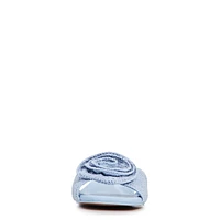Hydrangea Flat Sandal