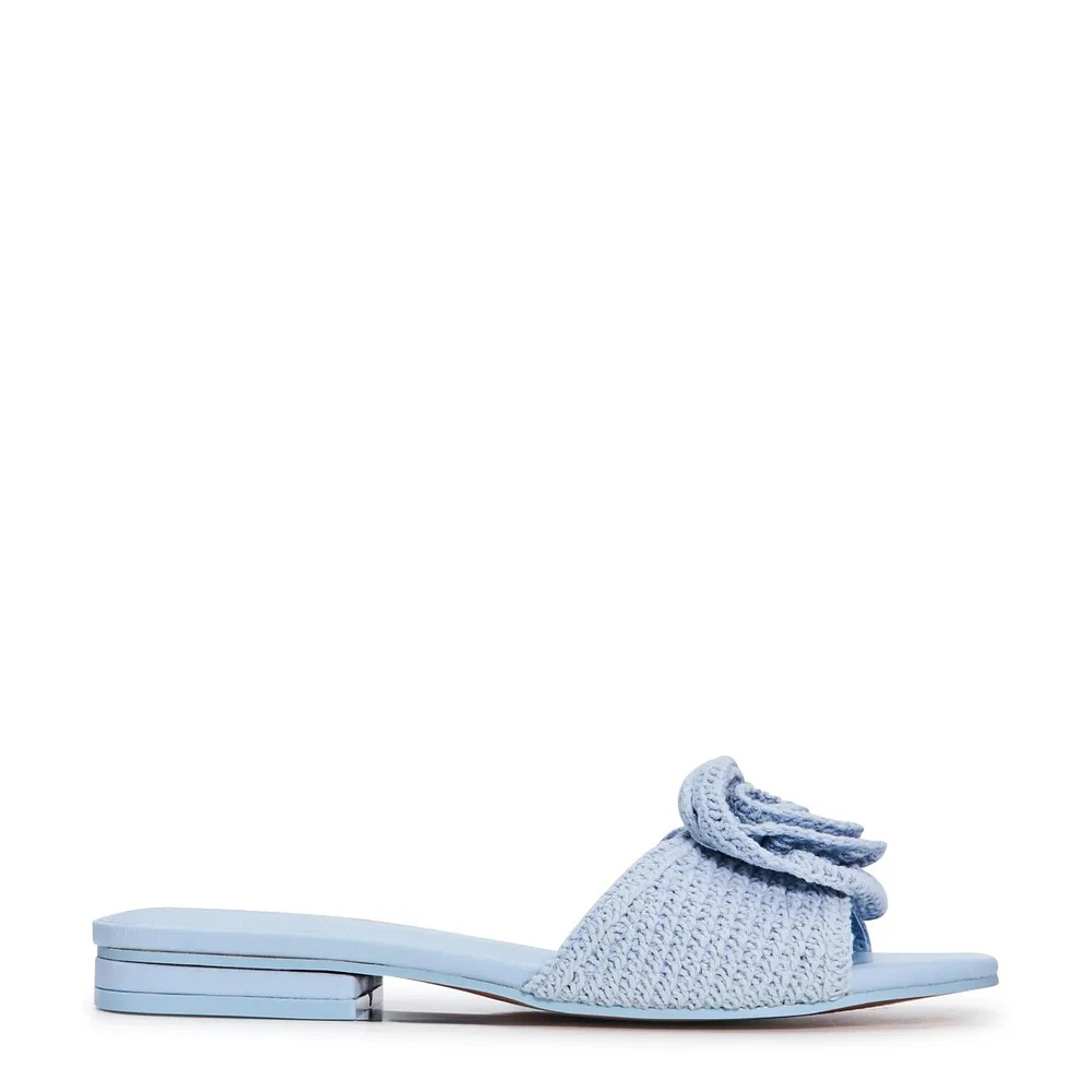 Hydrangea Flat Sandal