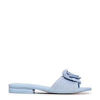 Hydrangea Flat Sandal