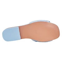 Hydrangea Flat Sandal