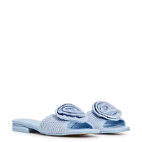 Hydrangea Flat Sandal