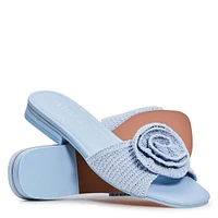 Hydrangea Flat Sandal