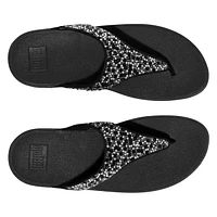 Women's Lulu Crystal-Mix Toe-Post Sandal