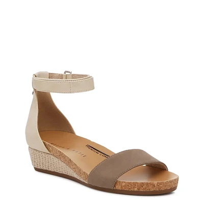 Neriah Wide Wdith Wedge Sandal