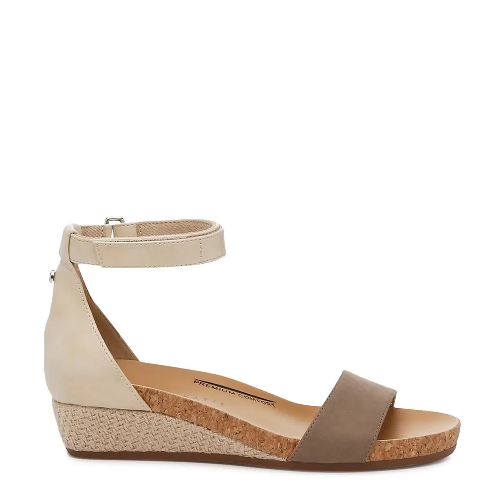 Neriah Wide Wdith Wedge Sandal