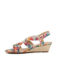 Gracine Wide Width Espadrille Wedge Sandal