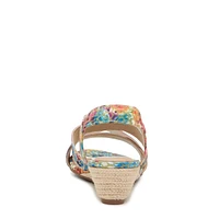 Gracine Wide Width Espadrille Wedge Sandal