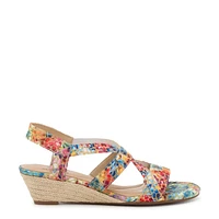 Gracine Wide Width Espadrille Wedge Sandal