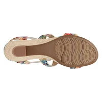Gracine Wide Width Espadrille Wedge Sandal