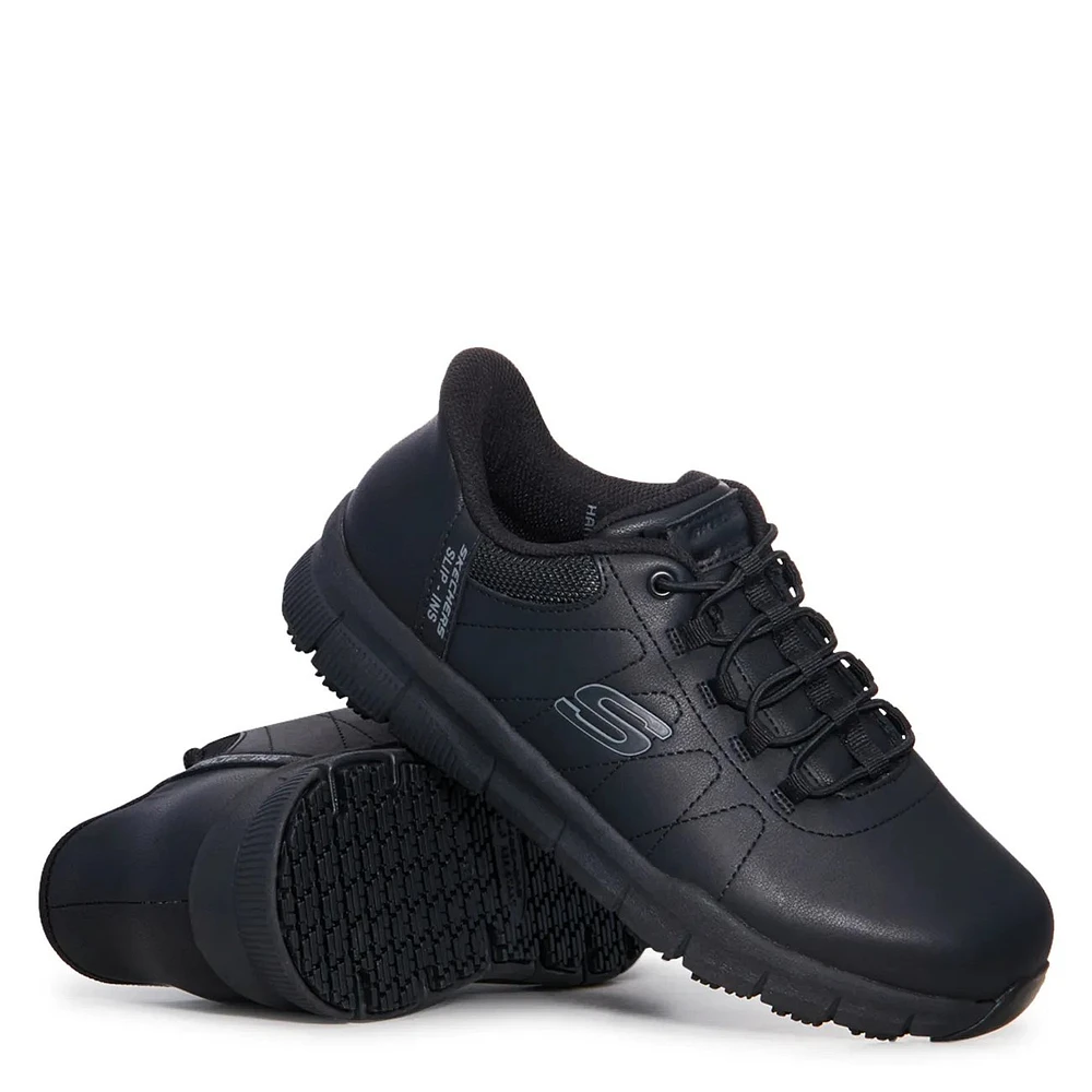 Women's Hands Free Slip-ins Work: Nampa - Cottonbud Wide Width Sneakers