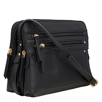 Front Zip Crossbody Bag