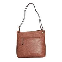 Multi-Zip Large Crossbody Bag