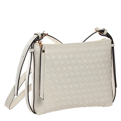 Basketweave Crossbody Bag