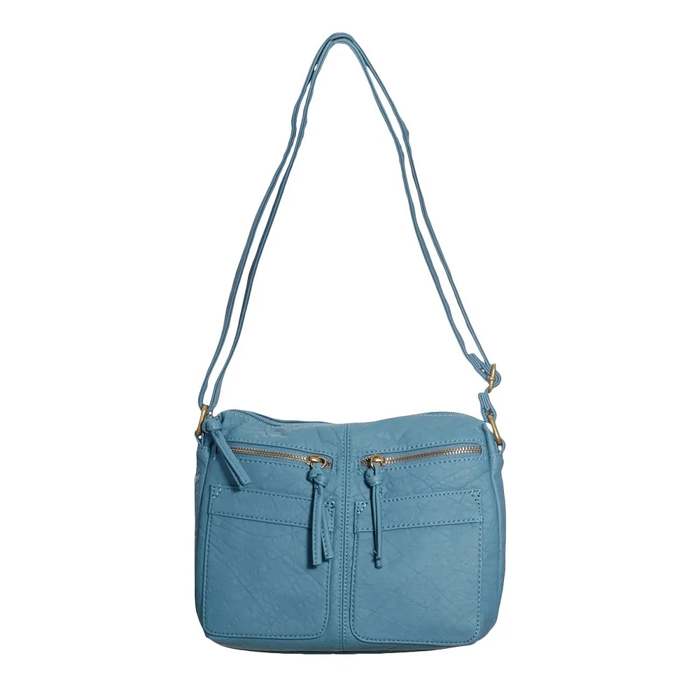 Slant Pocket Crossbody Bag