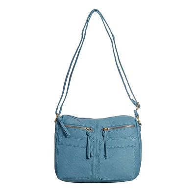 Slant Pocket Crossbody Bag