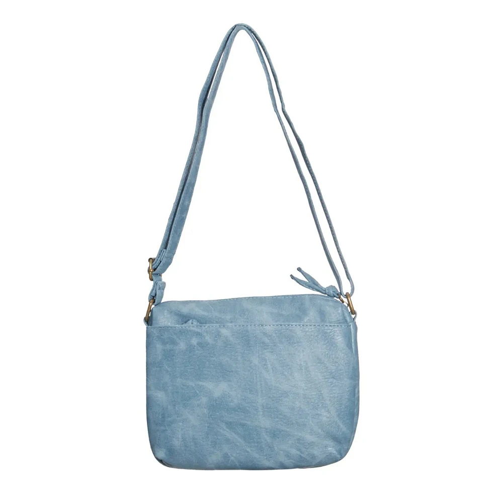 Pebble Multi-Zip Crossbody Bag
