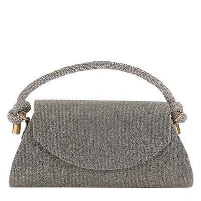 Foldover Knot Detail Clutch