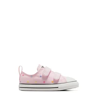 Toddler Girls' Embroidered Polka Dots Easy On Sneaker