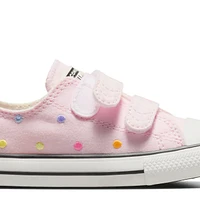 Toddler Girls' Embroidered Polka Dots Easy On Sneaker