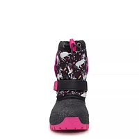 Toddler Girls' Emily Lighted Waterproof Winter Boot
