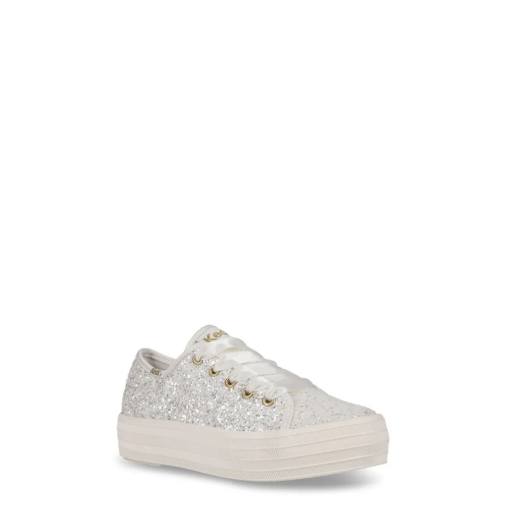 Youth Girls’ Triple Up Glitter Celebrations Platform Sneaker