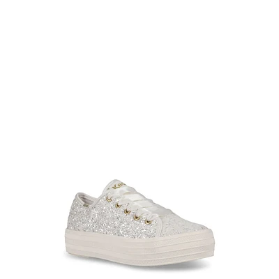 Youth Girls’ Triple Up Glitter Celebrations Platform Sneaker