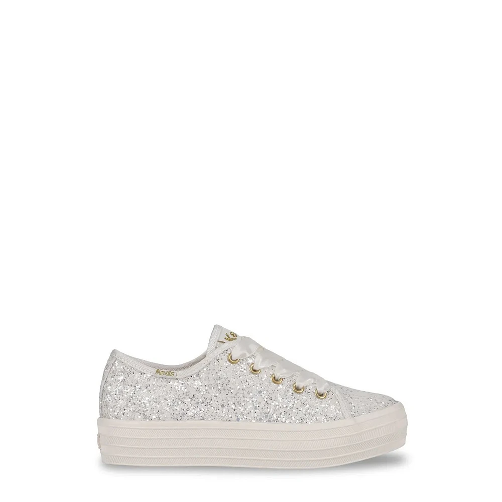 Youth Girls’ Triple Up Glitter Celebrations Platform Sneaker