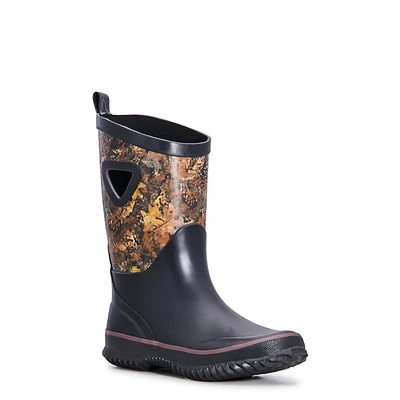 Boy's Waterproof Forest Rainboot