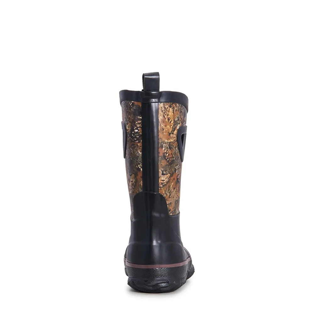 Boy's Waterproof Forest Rainboot