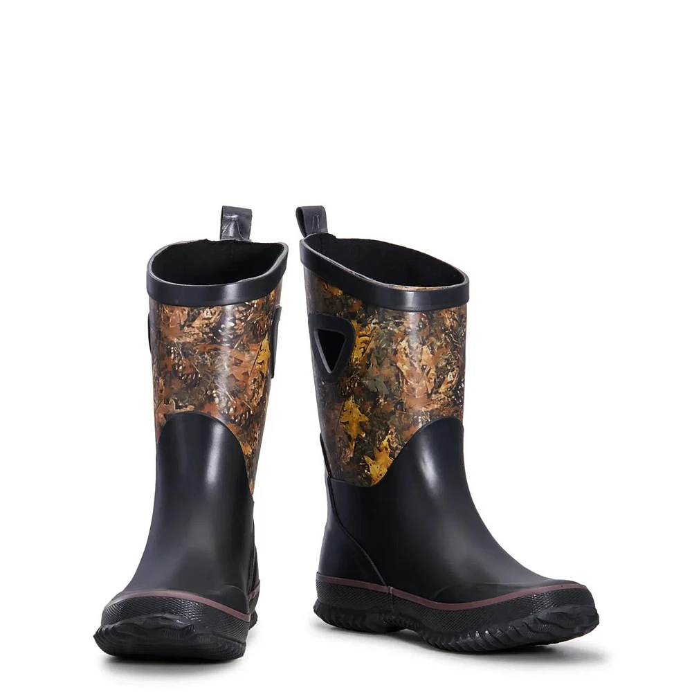 Boy's Waterproof Forest Rainboot