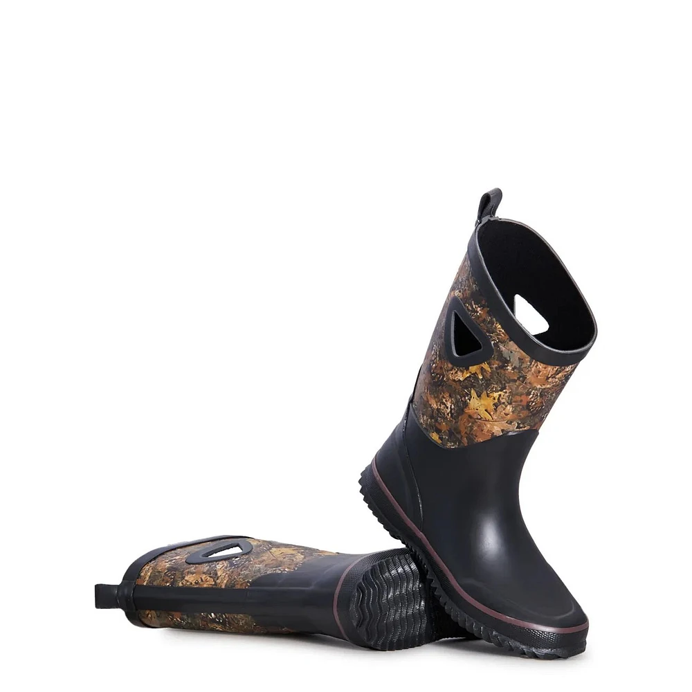 Boy's Waterproof Forest Rainboot