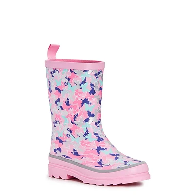 Girl's Waterproof Buttery Rainboot