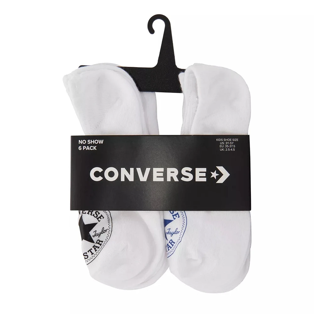Kid's 6-Pack Basic No Show Socks