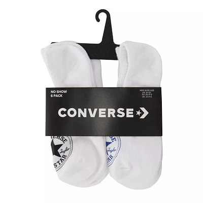 Kid's 6-Pack Basic No Show Socks