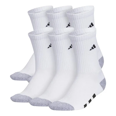 Boys' Cushioned 6-Pack Crew Socks