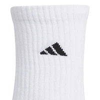 Boys' Cushioned 6-Pack Crew Socks