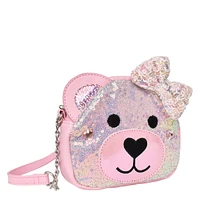 Teddy Sequins Crossbody Bag