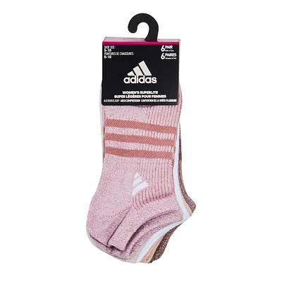 Women's Superlite 6 Pack Super No Show Socks