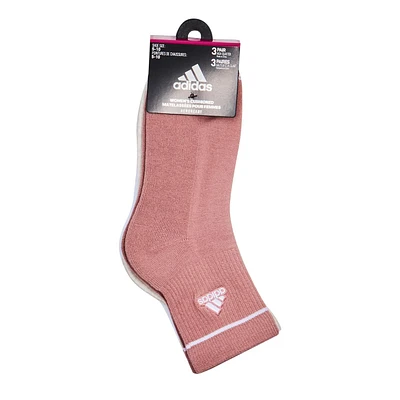 Women's Cushioned 3 Pack High Quarter Socks