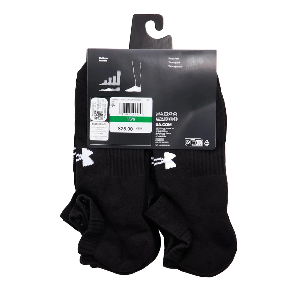 Men's Training 6PK No Show Socks