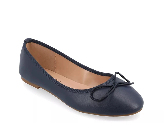 Leather Ballet Flat Blue Leather Flat Shoes Ballet Flats Dsw Journee  Collection Flats Journee Vika Ballet