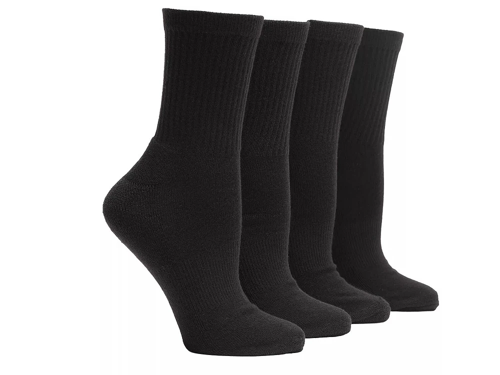 Solid Men's Crew Socks