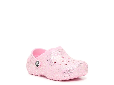Classic Lined Glitter Clog