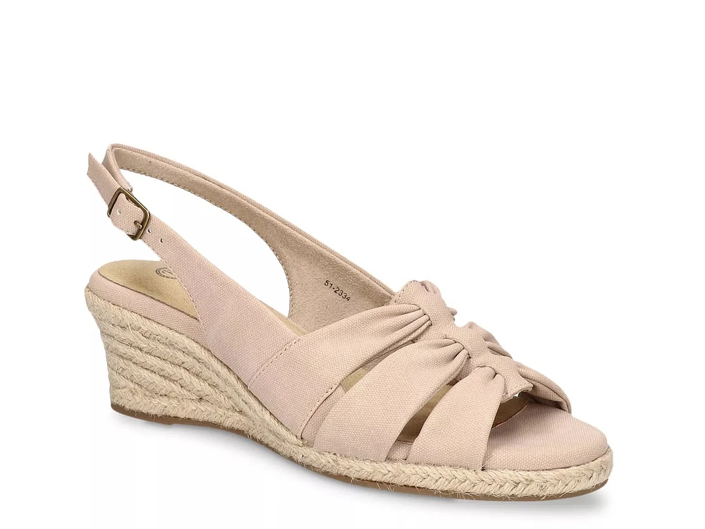 Cheerful Espadrille Wedge Sandal