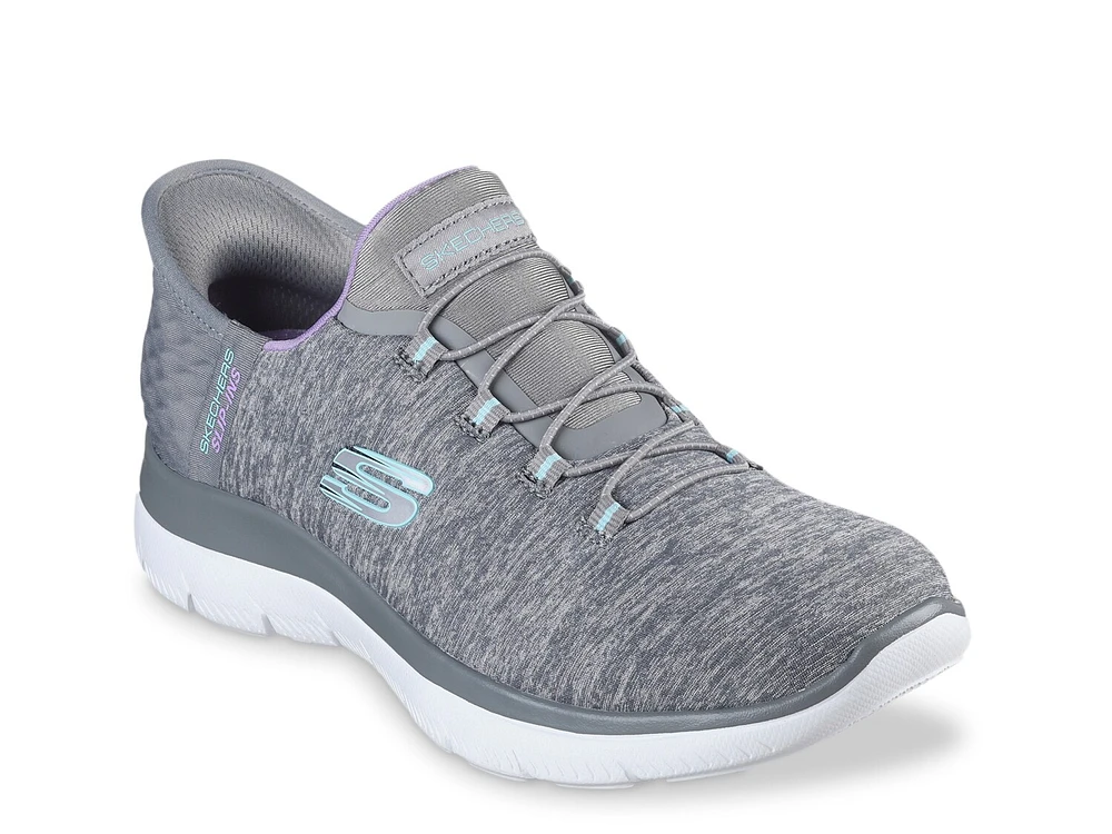 Hands Free Slip-Ins: Summits Dazzling Haze Slip-On Sneaker